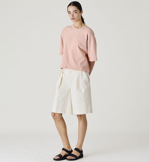GYMPHLEX「Gymphlex | シルケットコットン クルーネックTシャツ WOMEN」|Tシャツ・カットソー|