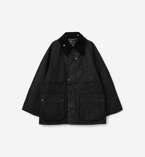  「Barbour | BEDALE ワックスコットンブルゾン（オーバーサイズ フィット）WOMEN」|テーラードジャケット|BLACK