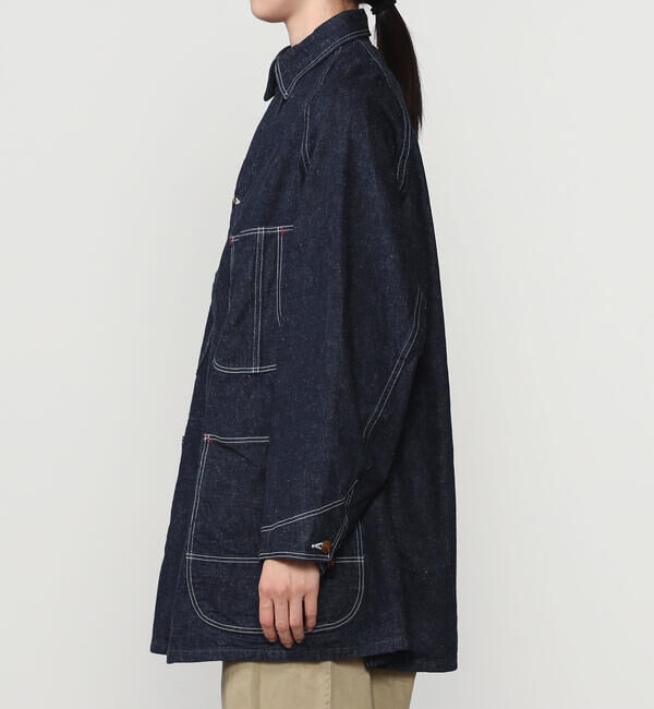  「orSlow | LOOSE FIT DENIM COVERALL WOMEN」|デニムジャケット|