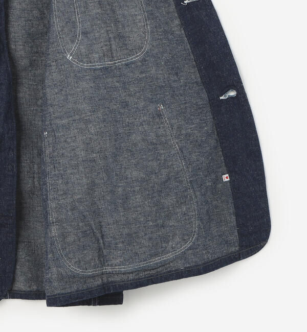  「orSlow | LOOSE FIT DENIM COVERALL WOMEN」|デニムジャケット|