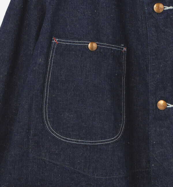  「orSlow | LOOSE FIT DENIM COVERALL WOMEN」|デニムジャケット|