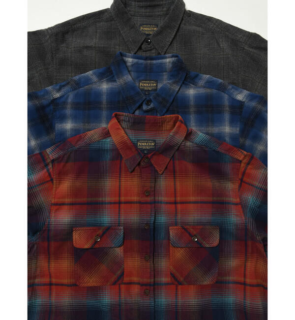  「PENDLETON | 〈別注〉 レギュラーカラー チェックシャツ MEN」|シャツ・ブラウス|