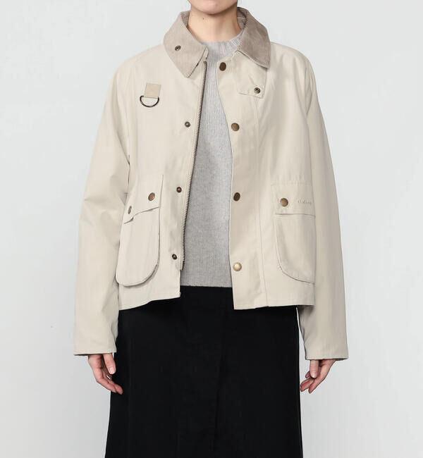  「Barbour | 〈別注〉PEACH BLYTH ショートジャケット WOMEN」|テーラードジャケット|OFFWHITE