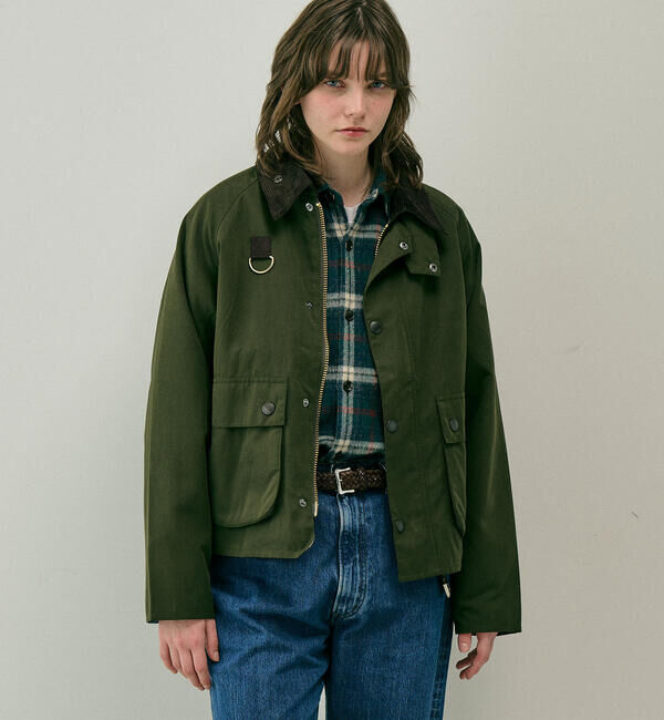  「Barbour | 〈別注〉PEACH BLYTH ショートジャケット WOMEN」|テーラードジャケット|