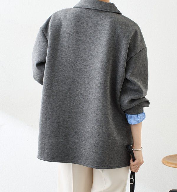  「《レイヤード風アイテム》シャツドッキングポンチプルオーバー」|Tシャツ・カットソー|
