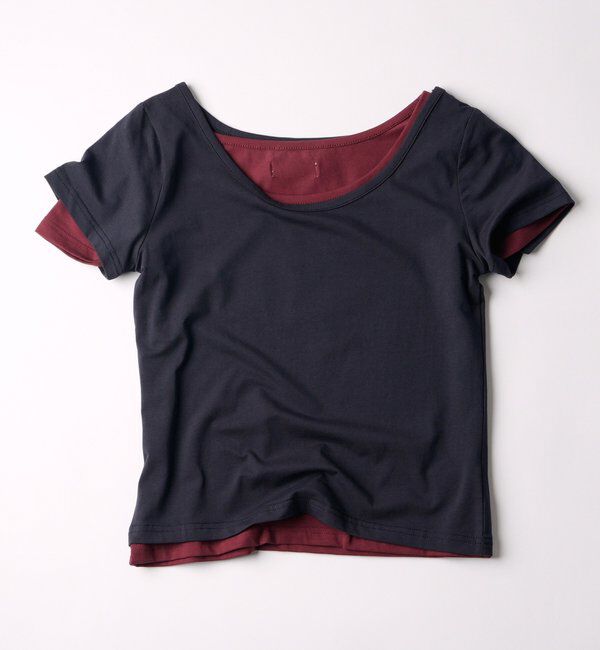  「【WEB限定】【SLOPPY】 PACK TEE」|Tシャツ・カットソー|バーガンディー
