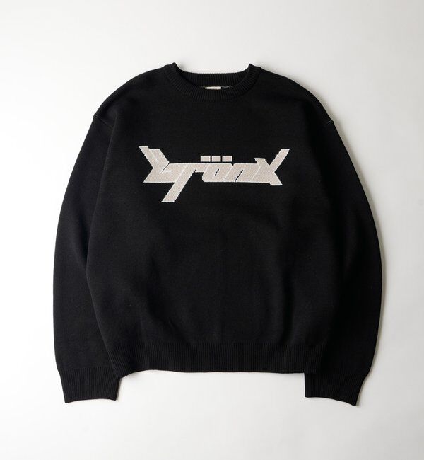  「【WEB限定】Bronxジャガードニット」|ニット・セーター|ブラック
