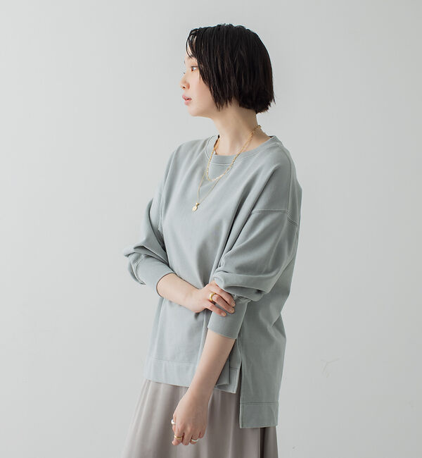 collex「ピグメントダイ裏毛ビックプルオーバー」|Tシャツ・カットソー|