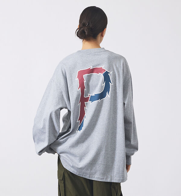 ABAHOUSE「【POLER/ポーラー】BIG LOGO CREW/ビッグロゴ クルーネック ロ」|Tシャツ・カットソー|
