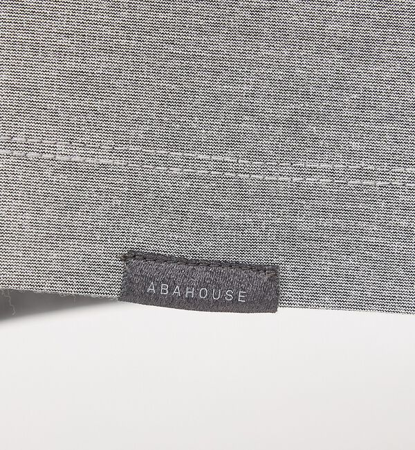 ABAHOUSE「ポンチ Vネック 長袖Tシャツ」|Tシャツ・カットソー|