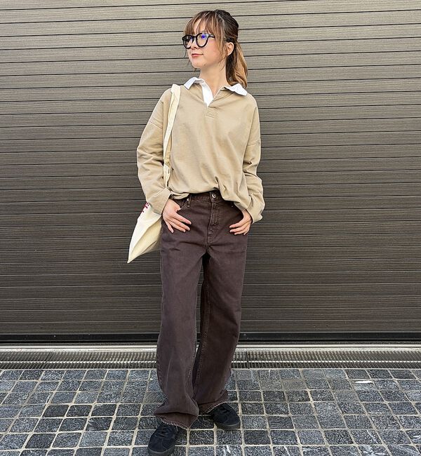 Rouge vif「【MICA＆DEAL / マイカ＆ディール】ラガーシャツ / ロングスリーブTシ」|Tシャツ・カットソー|