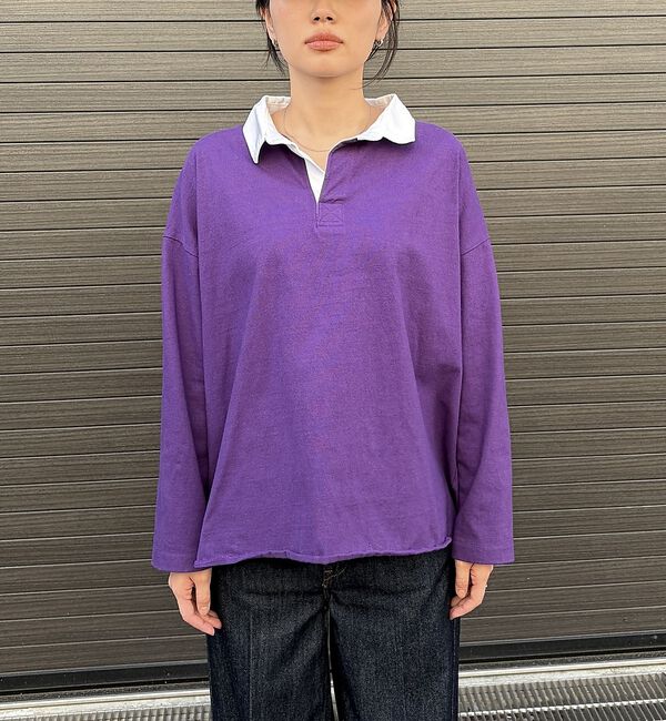 Rouge vif「【MICA＆DEAL / マイカ＆ディール】ラガーシャツ / ロングスリーブTシ」|Tシャツ・カットソー|