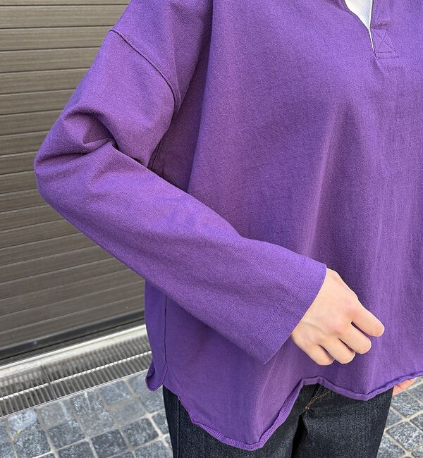 Rouge vif「【MICA＆DEAL / マイカ＆ディール】ラガーシャツ / ロングスリーブTシ」|Tシャツ・カットソー|