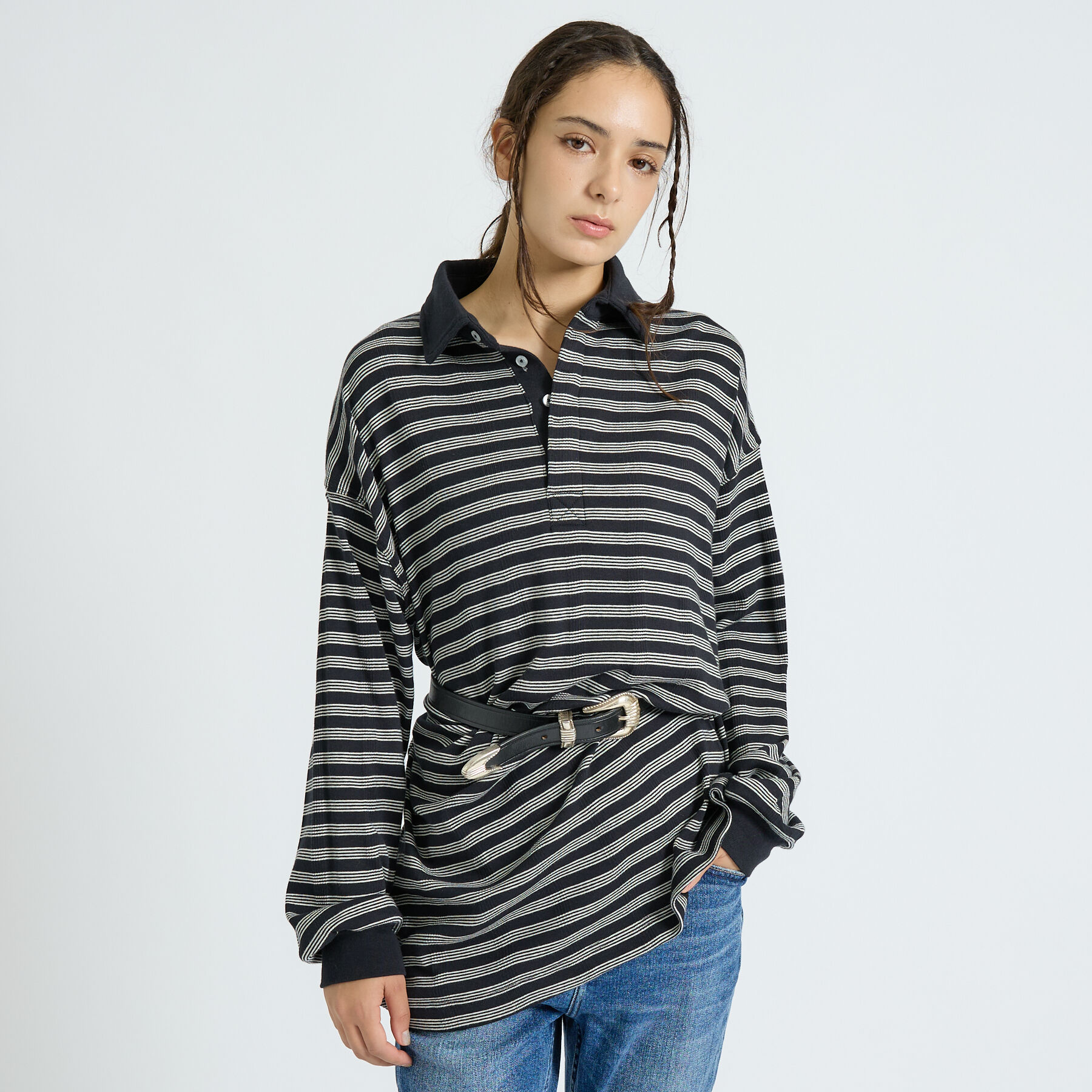 Rouge vif「【Robert P Miller | ロバート・ピー・ミラー】ラガーワンピース/」|Tシャツ・カットソー|