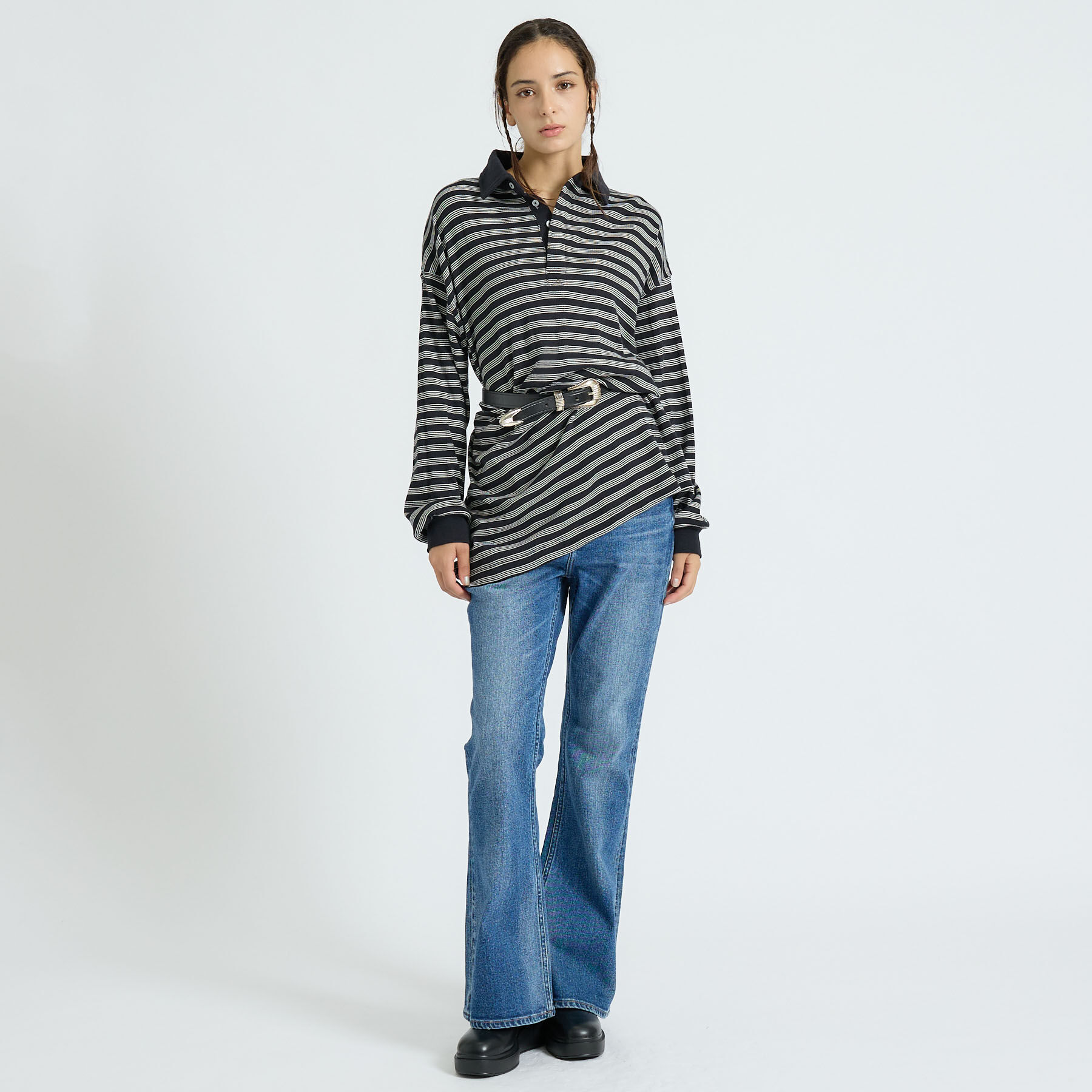 Rouge vif「【Robert P Miller | ロバート・ピー・ミラー】ラガーワンピース/」|Tシャツ・カットソー|