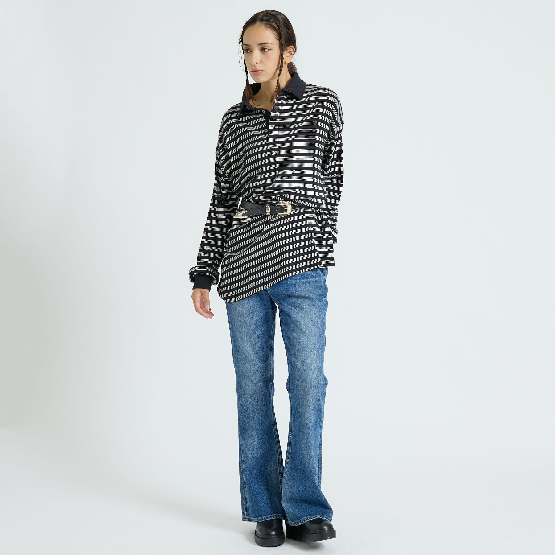 Rouge vif「【Robert P Miller | ロバート・ピー・ミラー】ラガーワンピース/」|Tシャツ・カットソー|