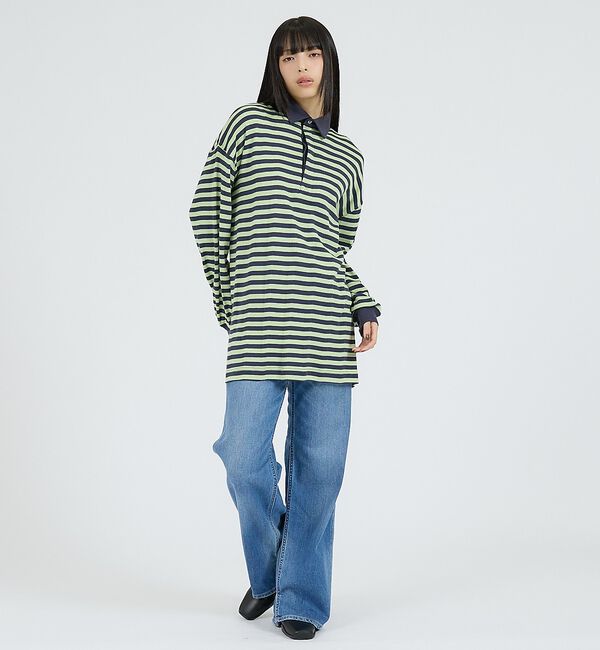 Rouge vif「【Robert P Miller | ロバート・ピー・ミラー】ラガーワンピース/」|Tシャツ・カットソー|