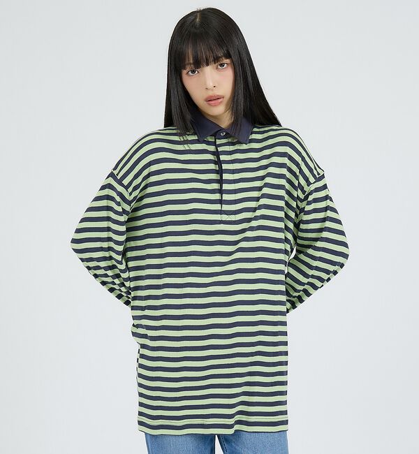 Rouge vif「【Robert P Miller | ロバート・ピー・ミラー】ラガーワンピース/」|Tシャツ・カットソー|