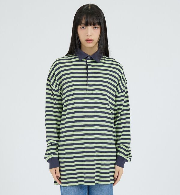 Rouge vif「【Robert P Miller | ロバート・ピー・ミラー】ラガーワンピース/」|Tシャツ・カットソー|