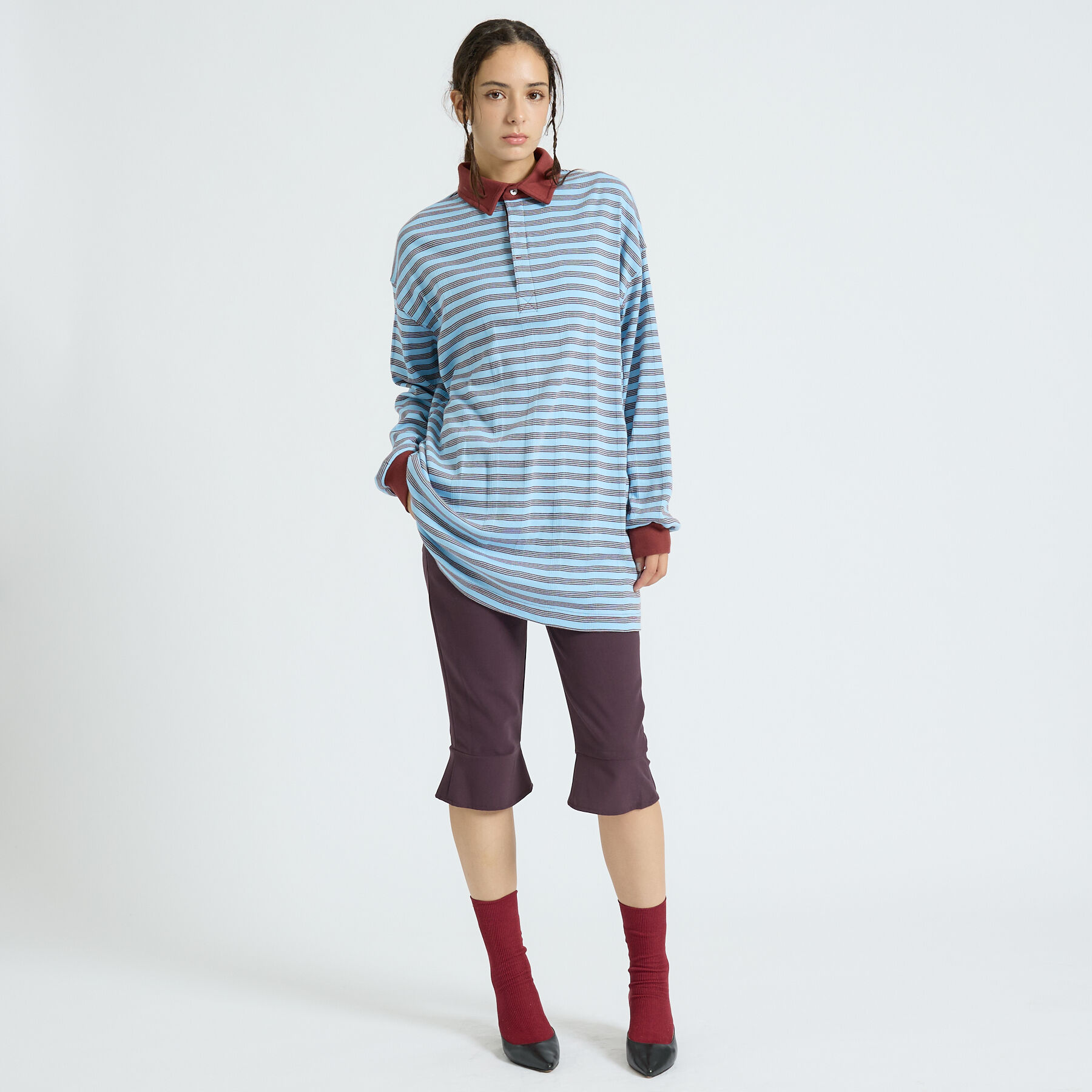 Rouge vif「【Robert P Miller | ロバート・ピー・ミラー】ラガーワンピース/」|Tシャツ・カットソー|