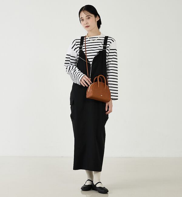 Rouge vif「【blancle/ブランクレ】オイルスムースレザー2WAYミニボストンバッグ/O」|ショルダー・メッセンジャー|