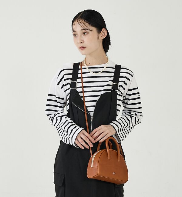 Rouge vif「【blancle/ブランクレ】オイルスムースレザー2WAYミニボストンバッグ/O」|ショルダー・メッセンジャー|