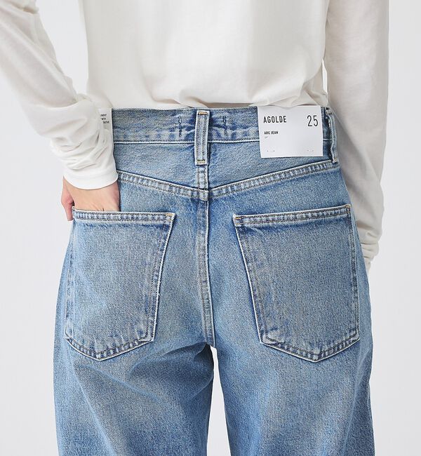 Rouge vif「【AGOLDE/エーゴールドイー】Arc Jean 29 IN BRINK /」|デニム|