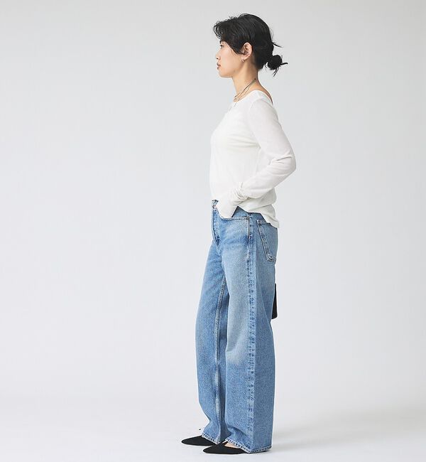 Rouge vif「【AGOLDE/エーゴールドイー】Arc Jean 29 IN BRINK /」|デニム|