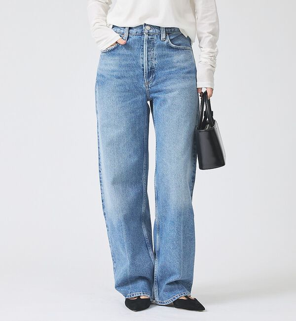 Rouge vif「【AGOLDE/エーゴールドイー】Arc Jean 29 IN BRINK /」|デニム|
