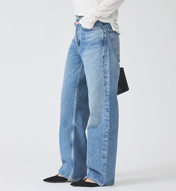 Rouge vif「【AGOLDE/エーゴールドイー】Arc Jean 29 IN BRINK /」|デニム|
