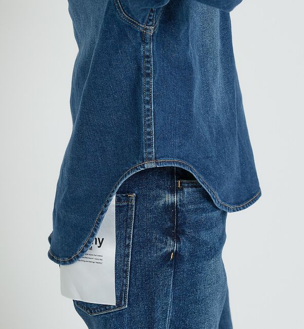 Rouge vif「【Healthy denim / ヘルシーデニム】Roti/デニムシャツ/スキッ」|シャツ・ブラウス|