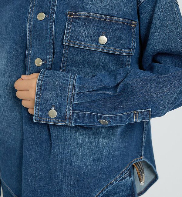 Rouge vif「【Healthy denim / ヘルシーデニム】Roti/デニムシャツ/スキッ」|シャツ・ブラウス|
