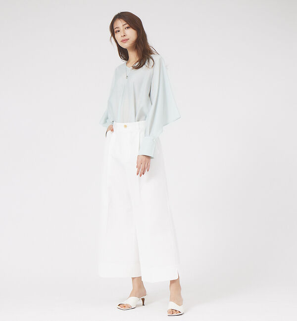 qualite「クロップド撥水ツィルパンツ」|その他|
