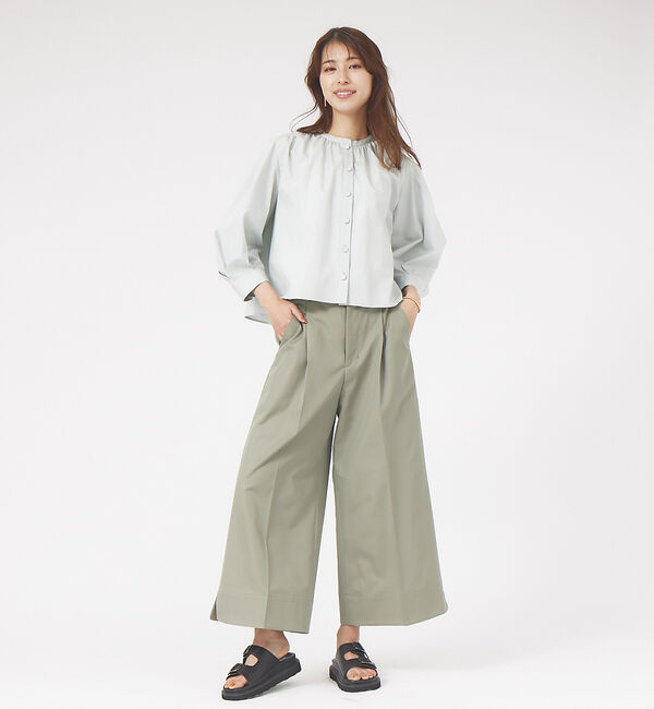 qualite「クロップド撥水ツィルパンツ」|その他|
