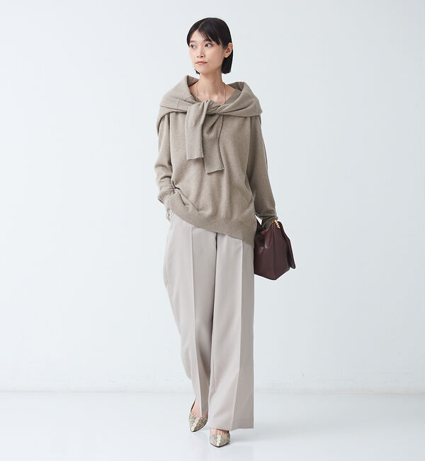 The Store by C' 「【COCUCA】ストレート ワイドパンツ」|スラックス|