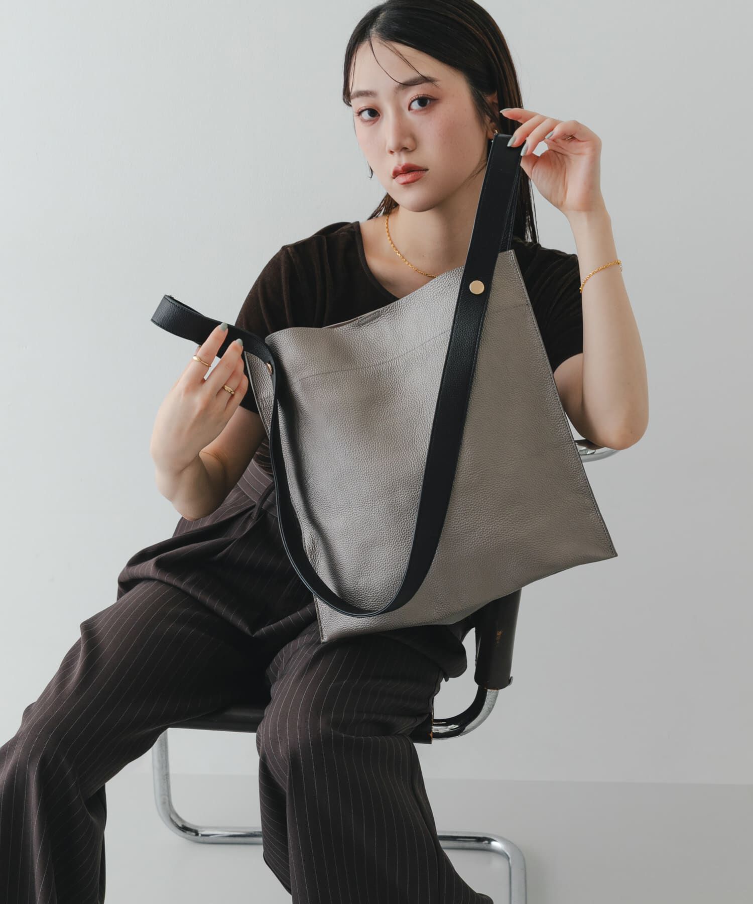 RODE SKO「『一部別注カラー』BEAURE　カウレザー2デザインベルトバッグ」|トートバッグ|
