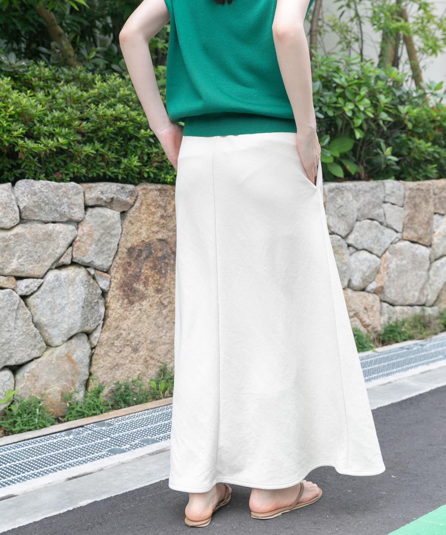 URBAN RESEARCH DOORS「FORK&SPOON　ドライタッチカットスカート」|スカート|