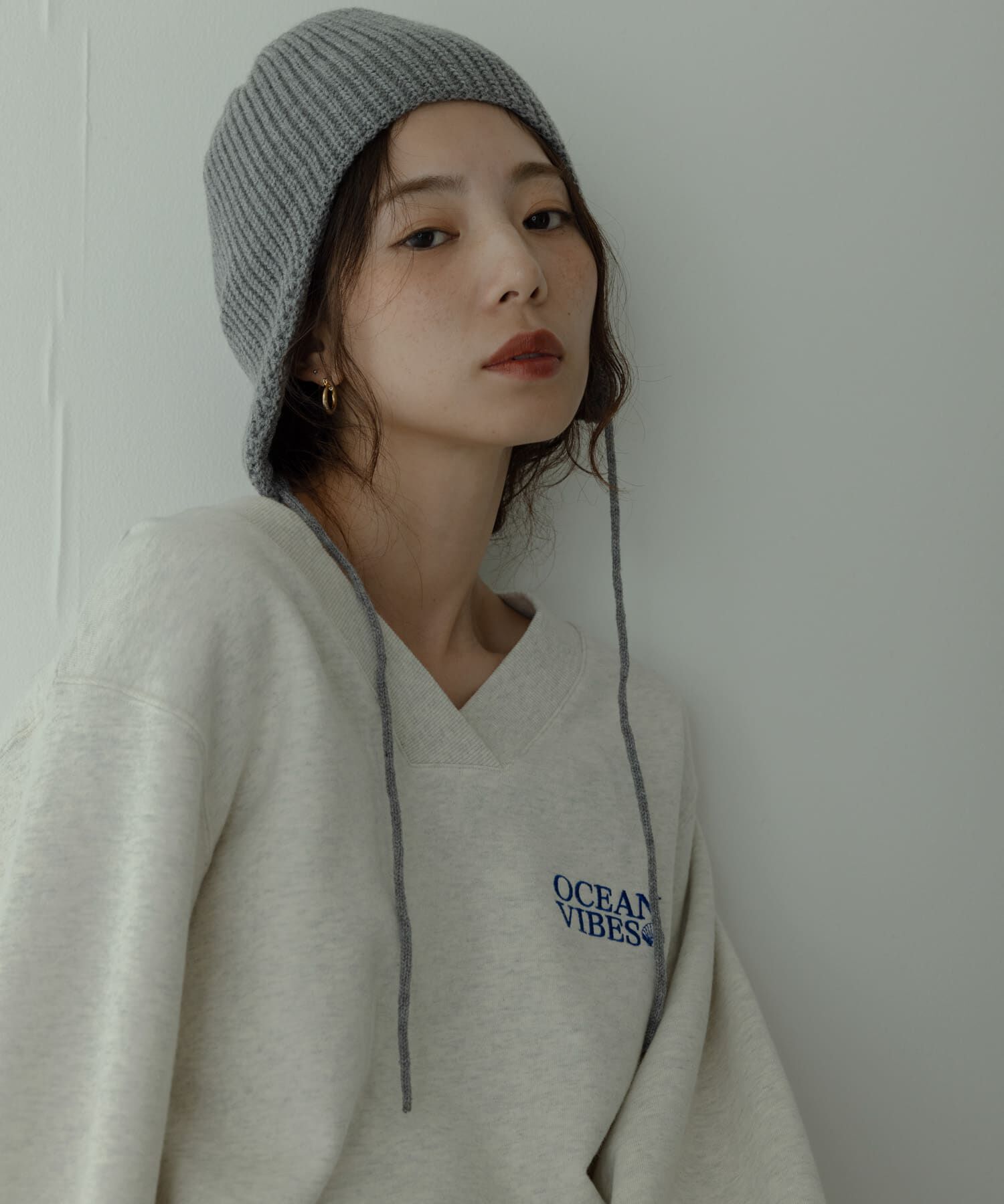Sonny Label 「イヤーニットキャップ」|ニット帽|