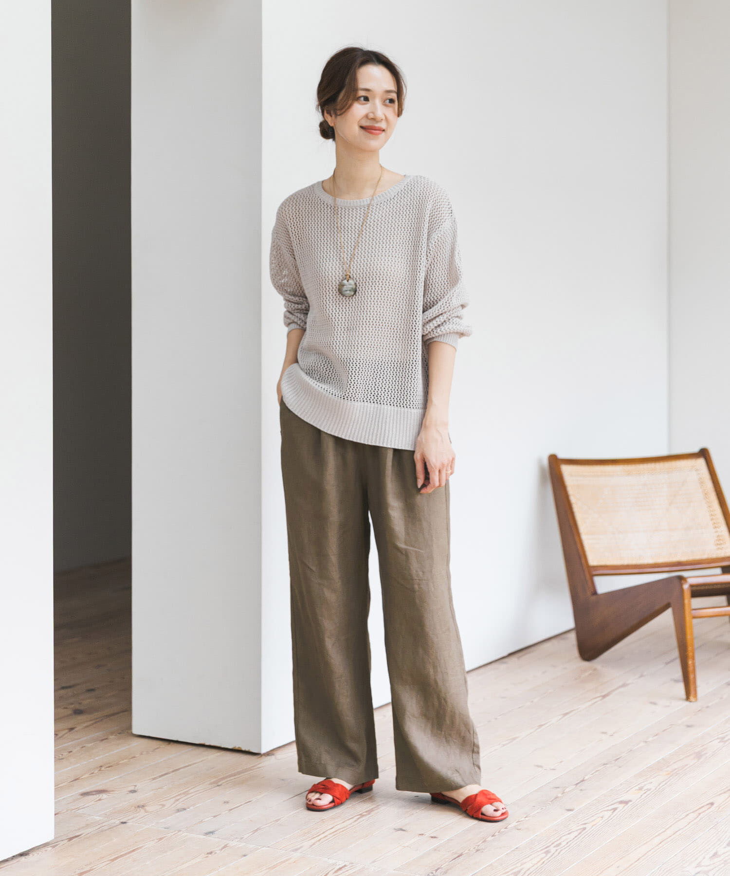 URBAN RESEARCH DOORS「リネンイージーパンツ」|その他|