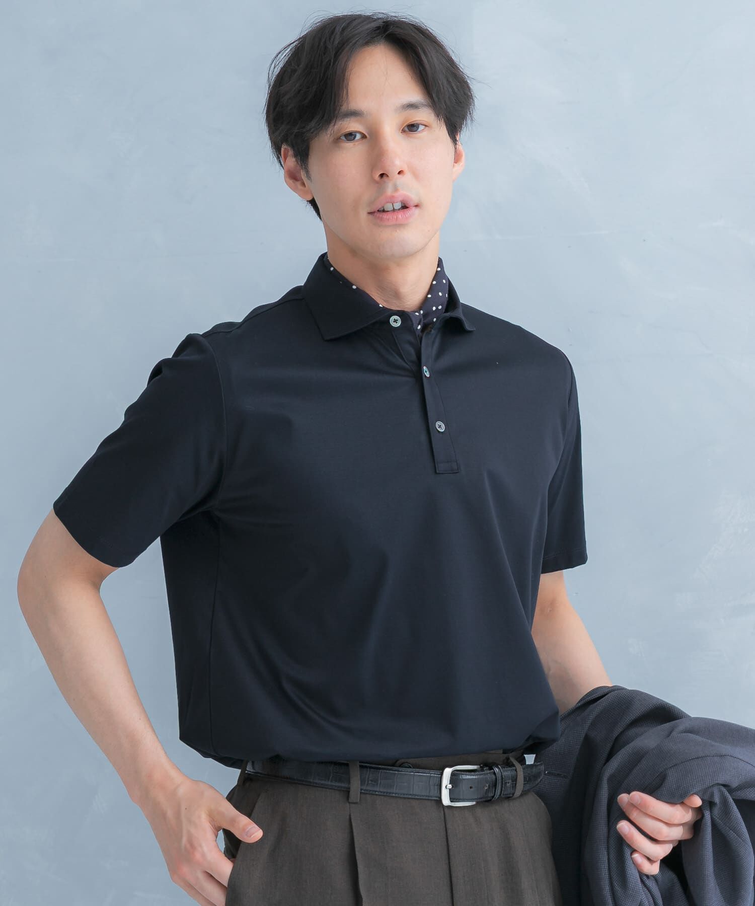 URBAN RESEARCH DOORS「LIFE STYLE TAILOR 　カッタウェイ半袖プルオーバー」|シャツ・ブラウス|