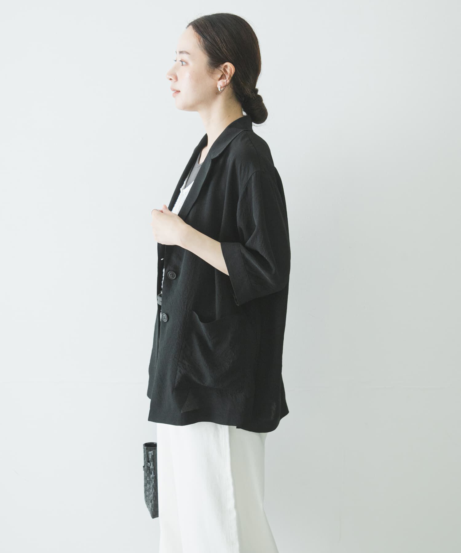 URBAN RESEARCH「『接触冷感』NAIAアセテートハーフスリーブジャケット」|その他|