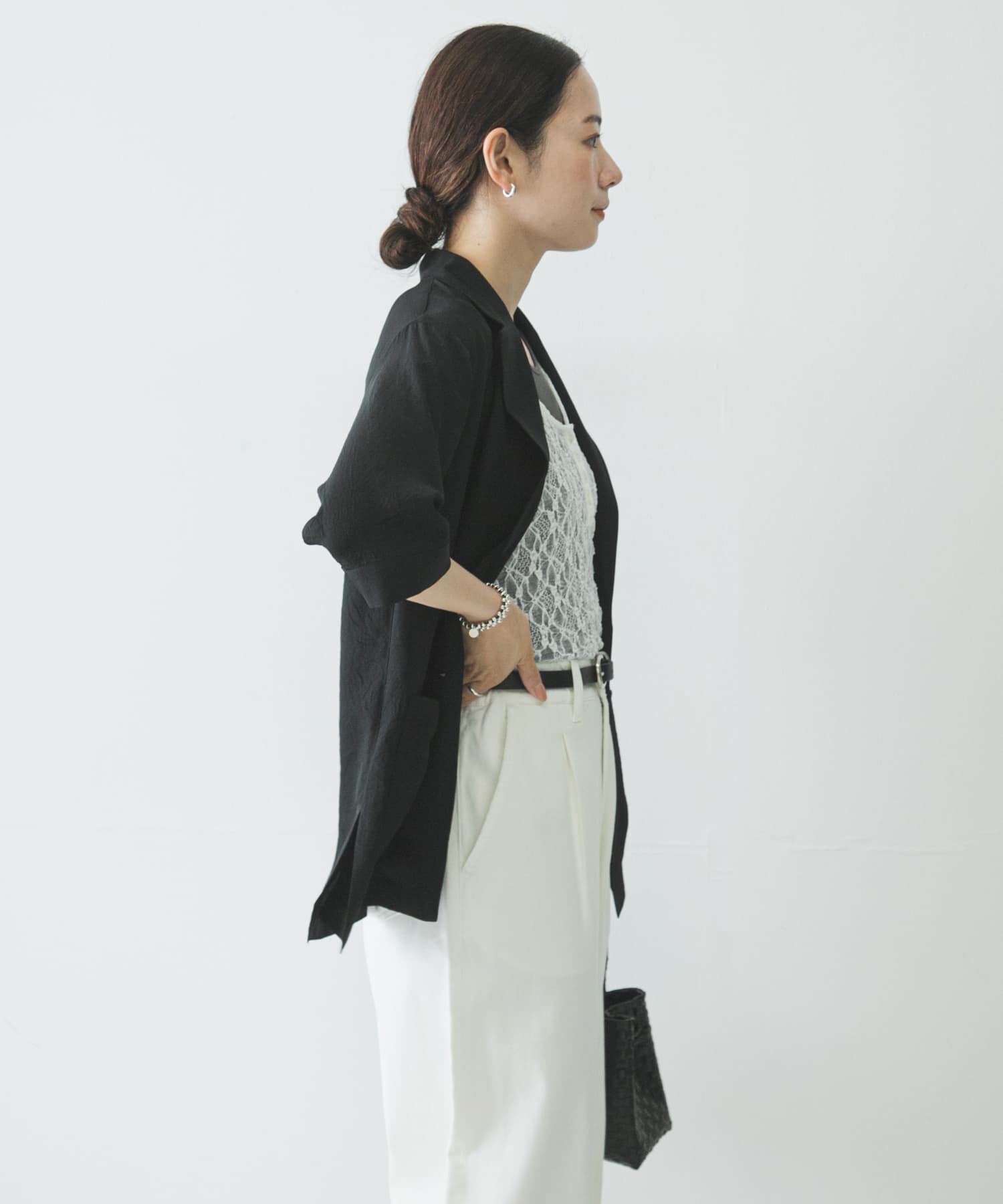 URBAN RESEARCH「『接触冷感』NAIAアセテートハーフスリーブジャケット」|その他|