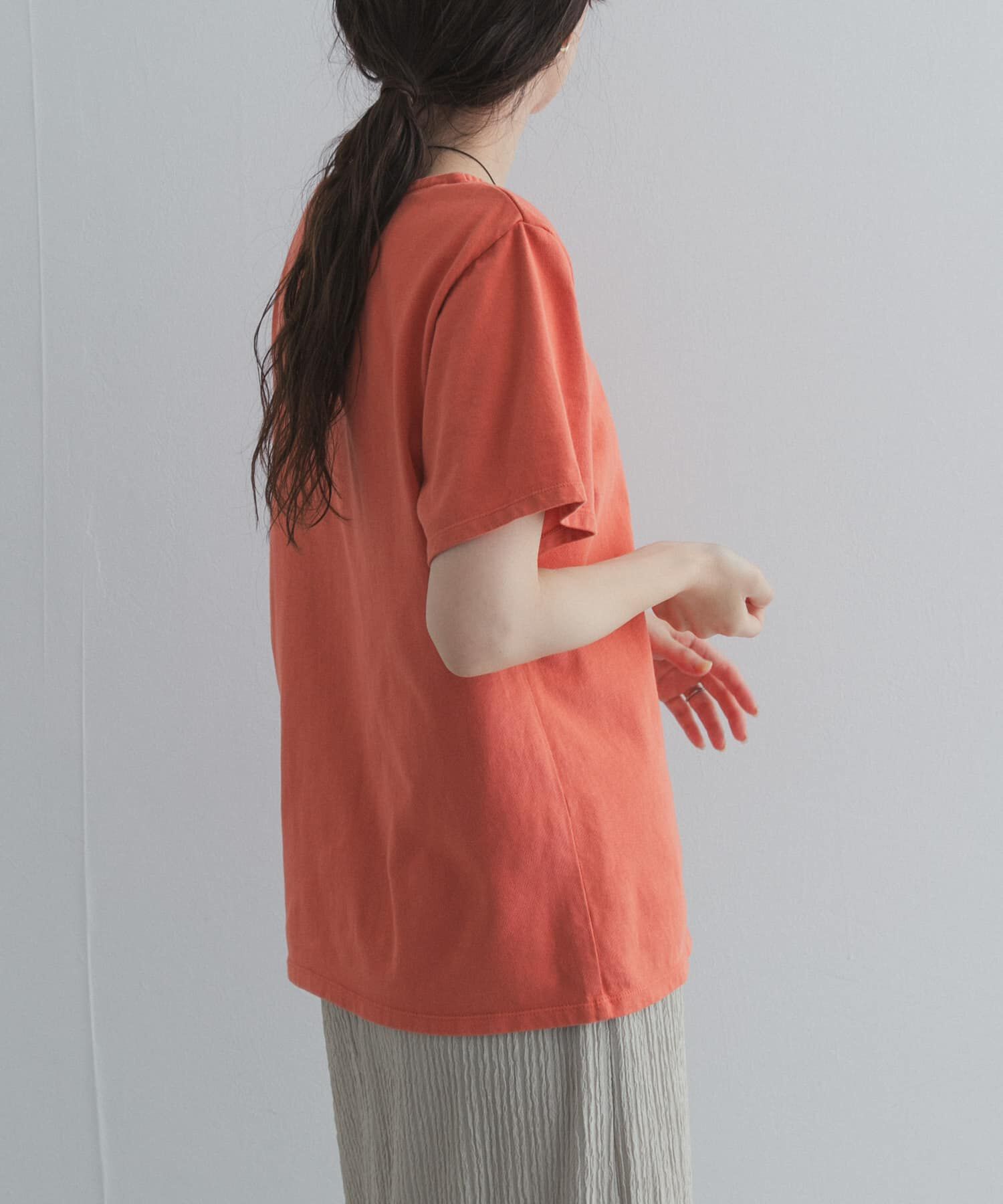 URBAN RESEARCH DOORS「GrowOrganicボートネックTシャツ」|Tシャツ・カットソー|