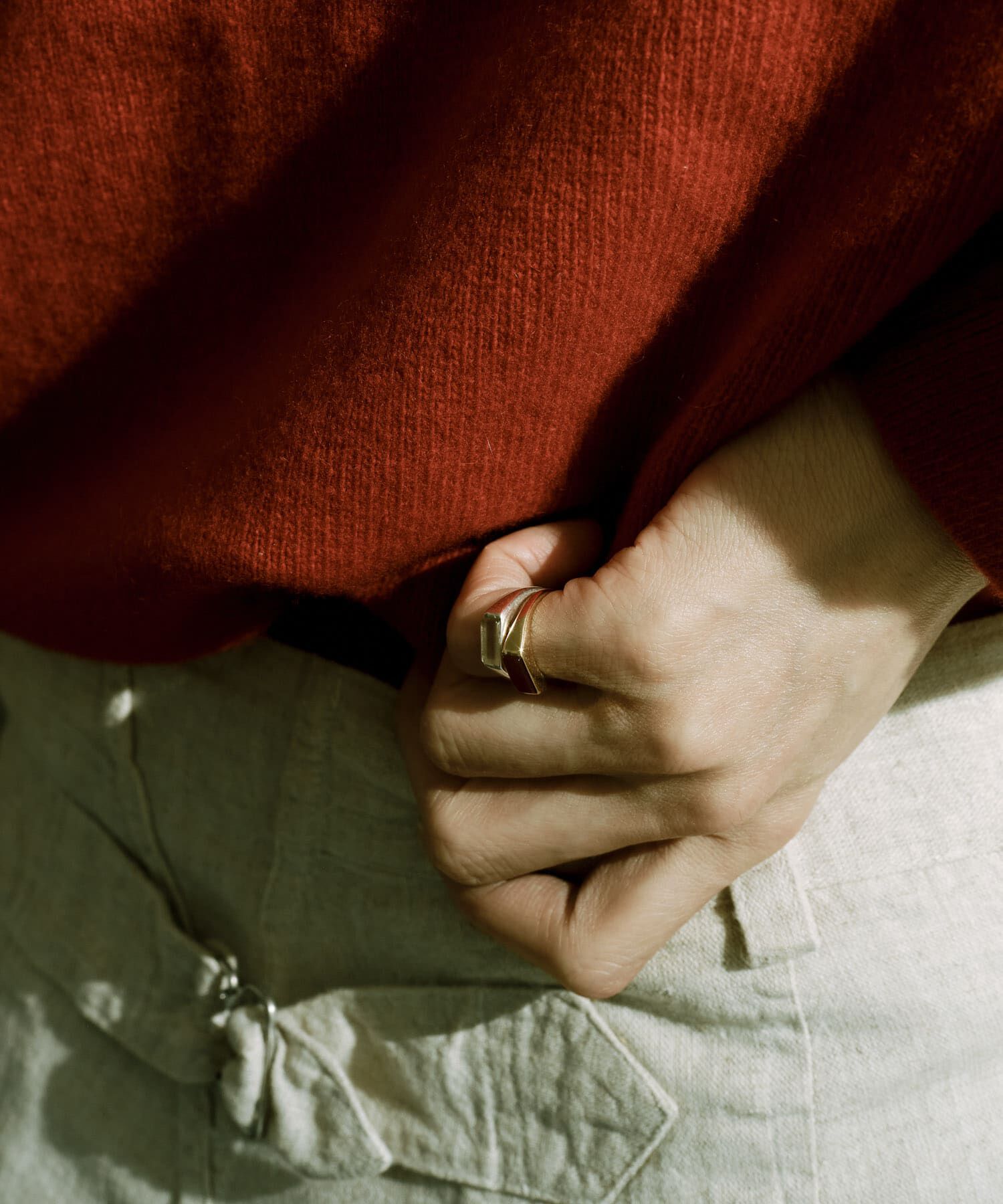 SMELLY「SMELLY so&rsquo;　carnelian pinky ring」|リング|
