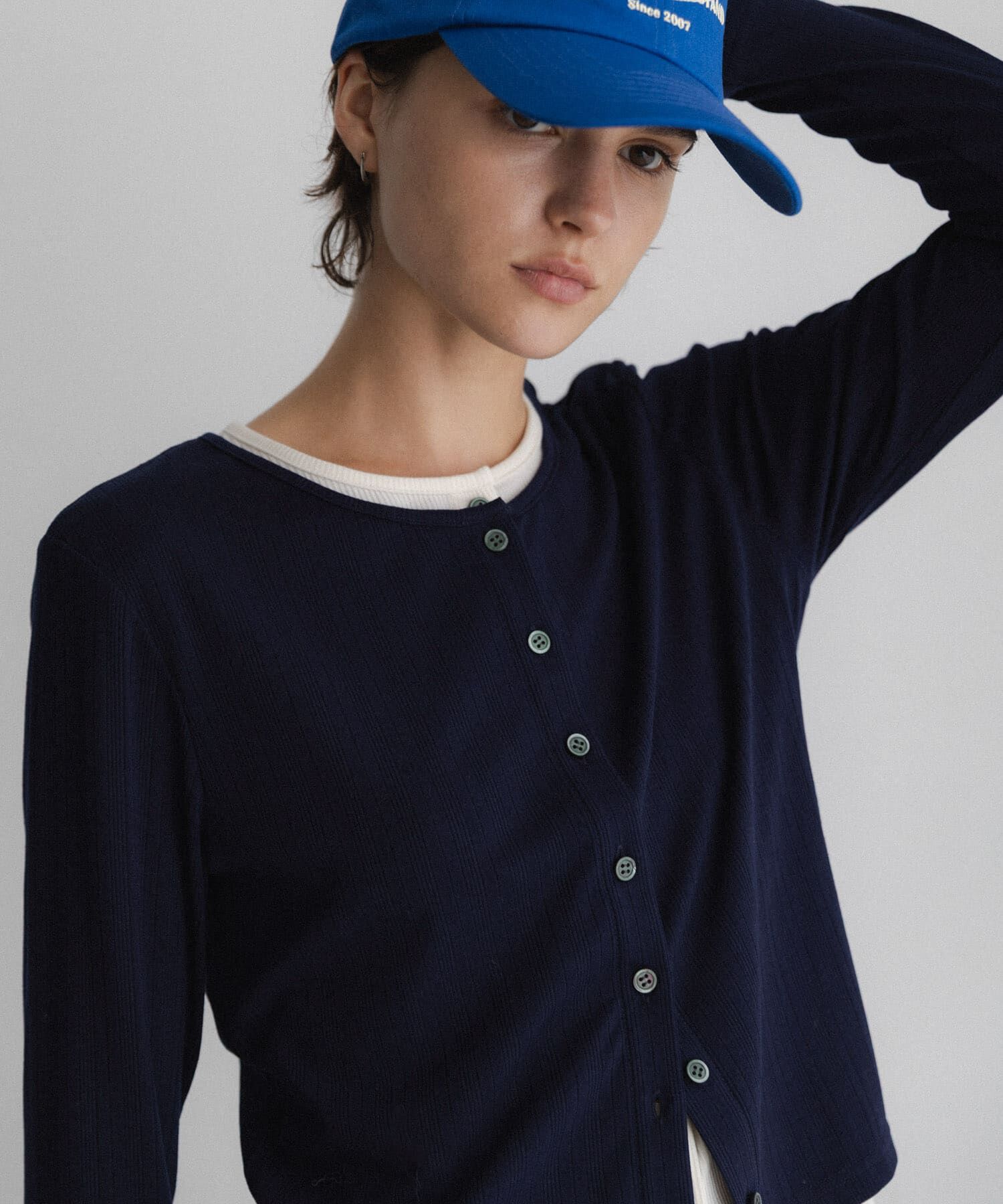 Sonny Label 「汗ジミ防止レイヤードライクカットプルオーバー」|Tシャツ・カットソー|ネイビー