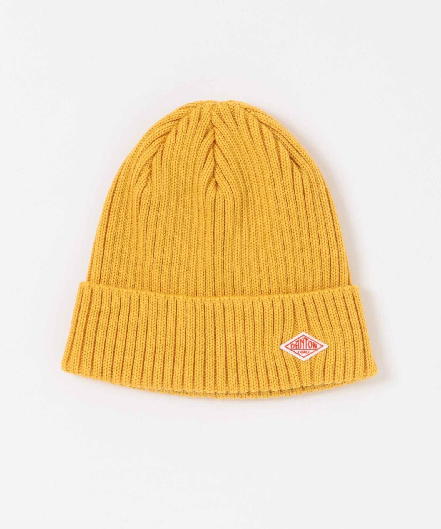 URBAN RESEARCH DOORS「DANTON　RIB KNIT CAP」|ニット帽|イエロー