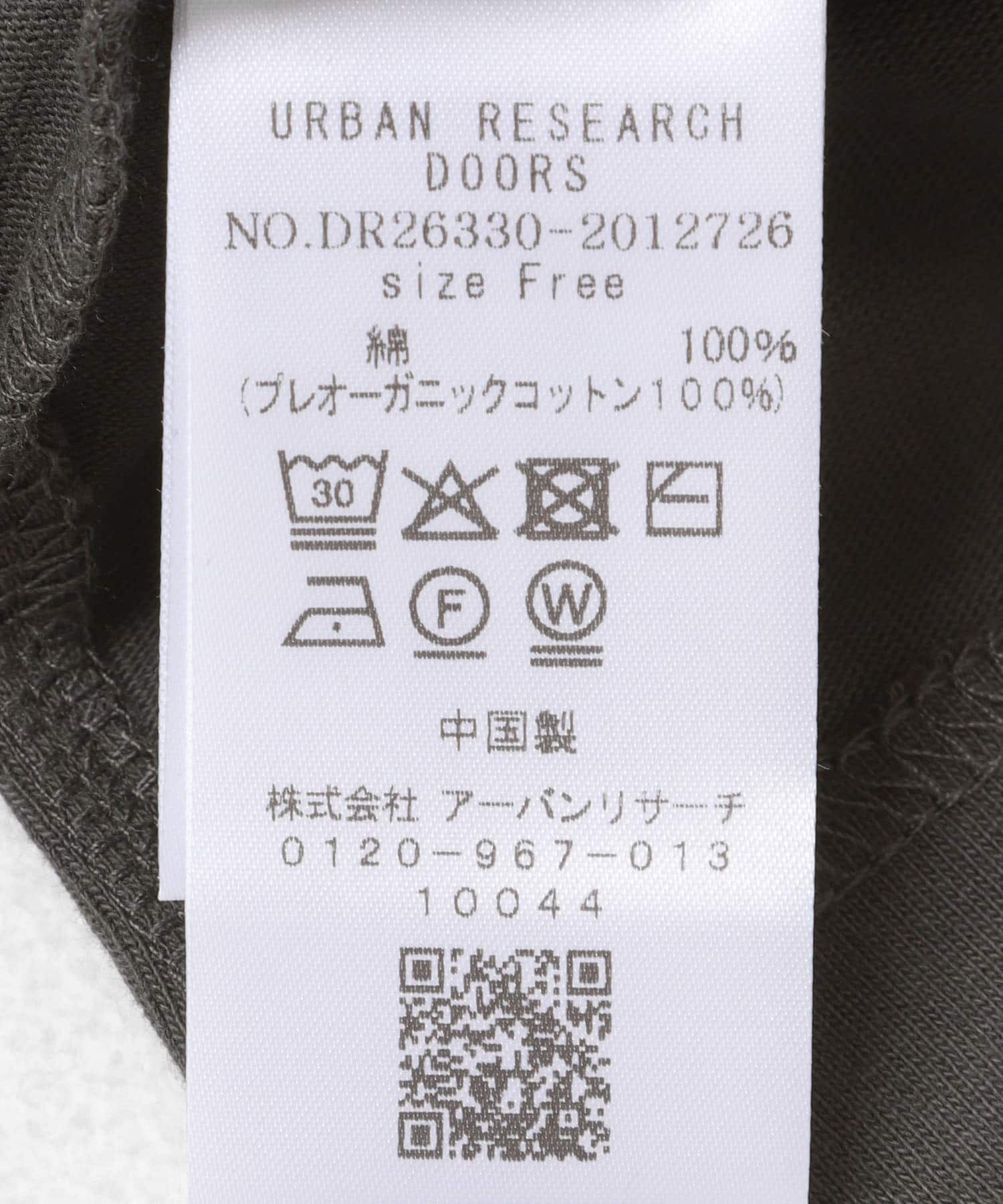 URBAN RESEARCH DOORS「GrowOrganic 刺しゅうロングスリーブTシャツ」|Tシャツ・カットソー|