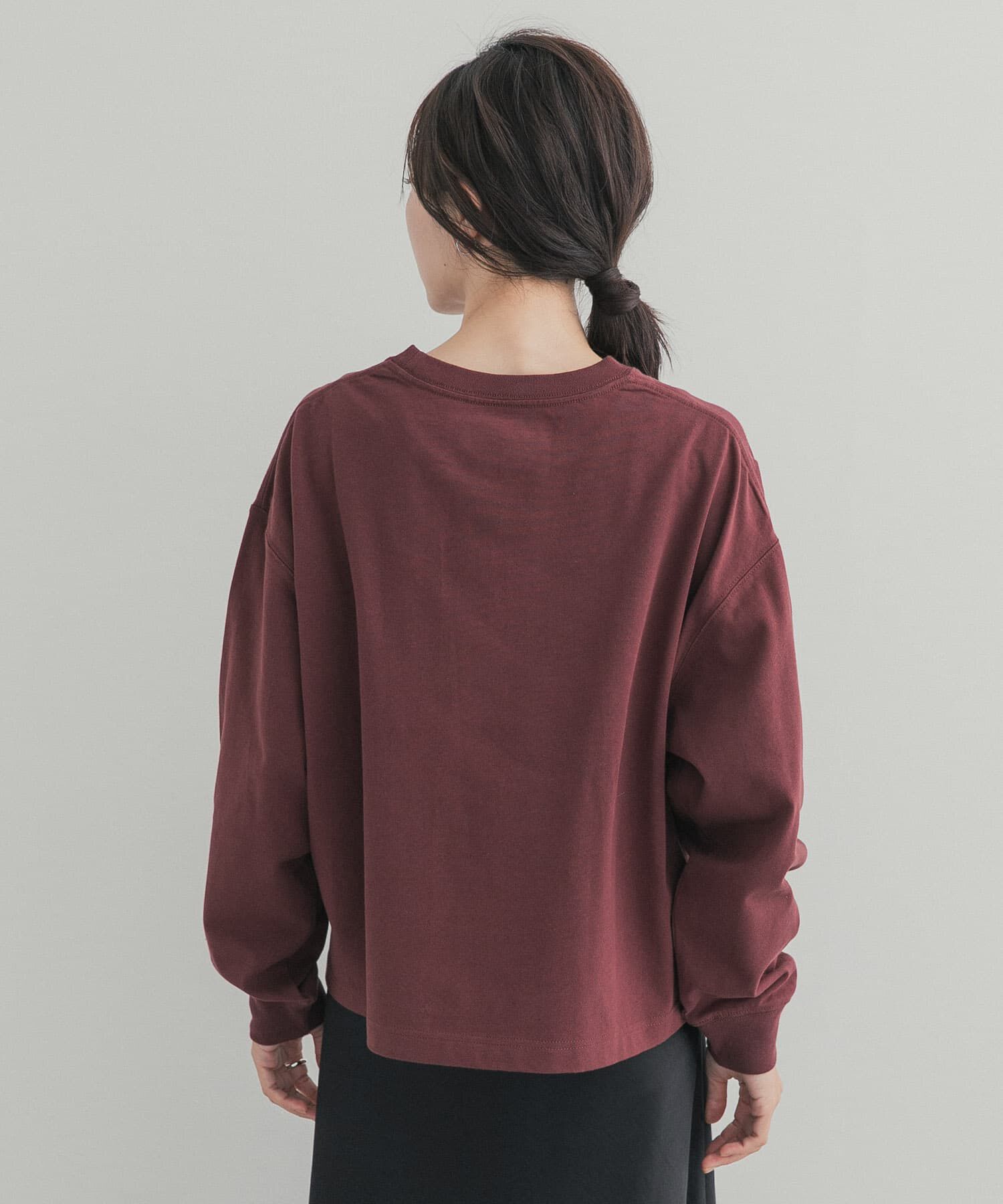 URBAN RESEARCH DOORS「GrowOrganic 刺しゅうロングスリーブTシャツ」|Tシャツ・カットソー|