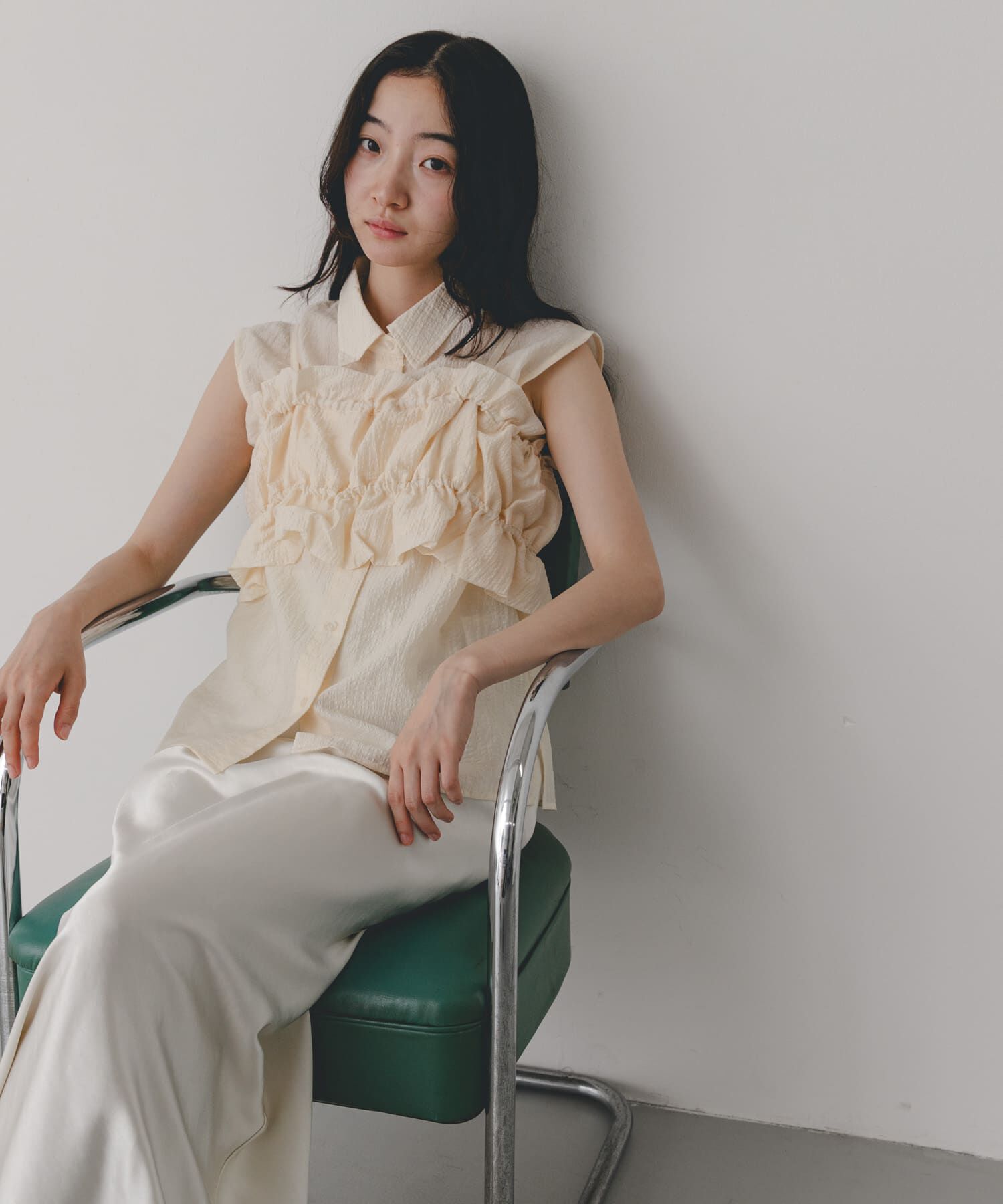 SENSE OF PLACE by URBAN RESEARCH「ビスチェセットノースリーブシャツ」|シャツ・ブラウス|