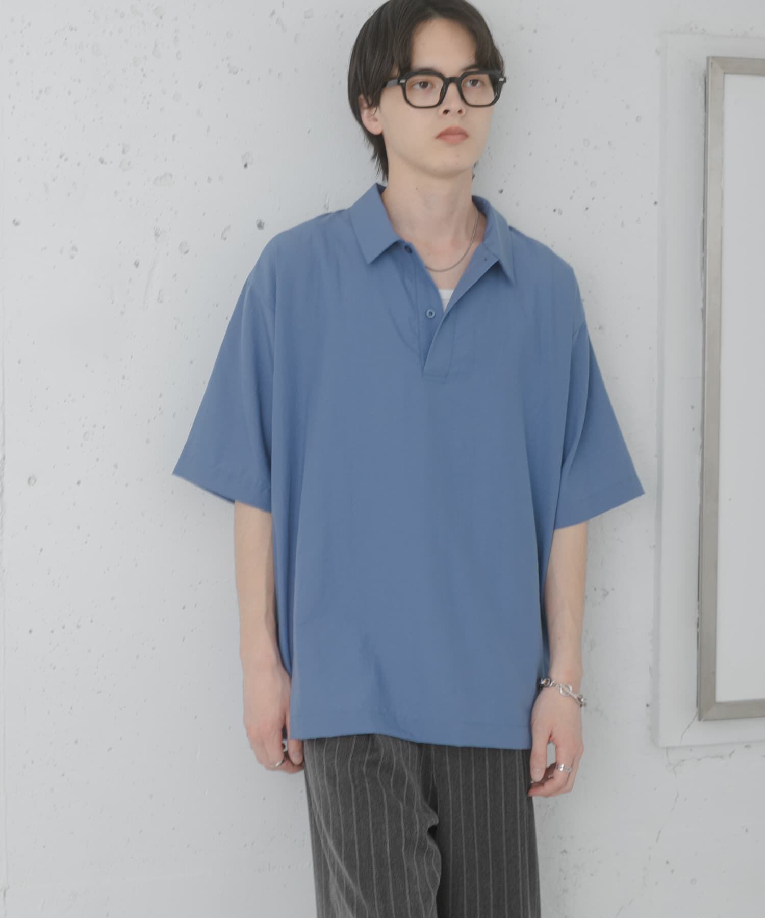 SENSE OF PLACE by URBAN RESEARCH「『接触冷感/速乾』スパンブロードプルオーバーシャツ」|シャツ・ブラウス|